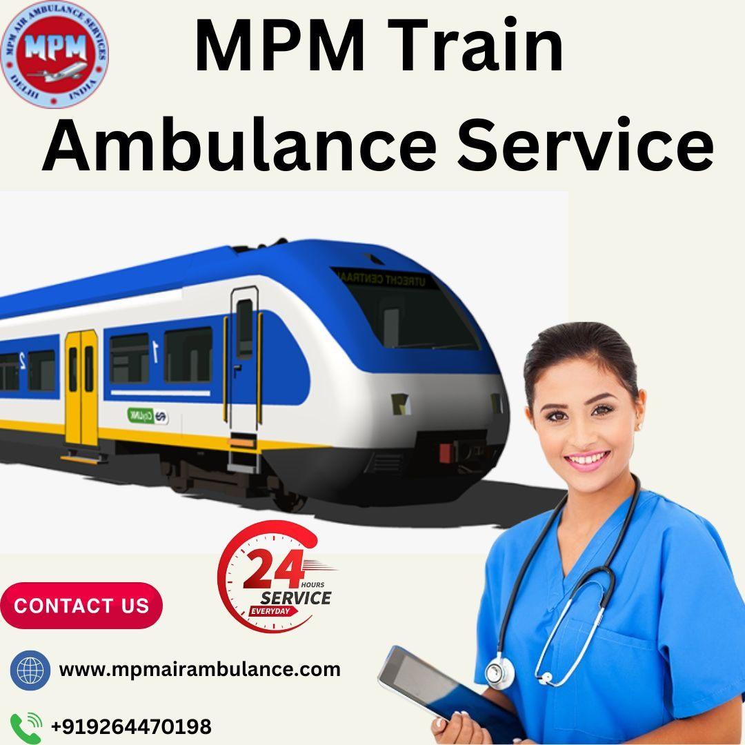 Book a Trusted MPM Train Ambulance Service in Patna for your patient 