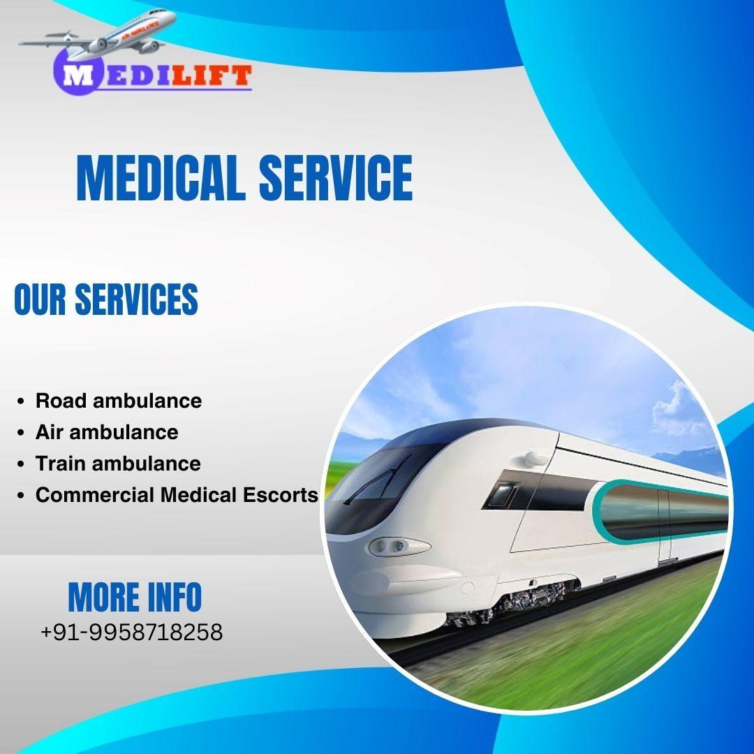 Medilift Train Ambulance in Patna Gives End-To-End Comfort during Journey
