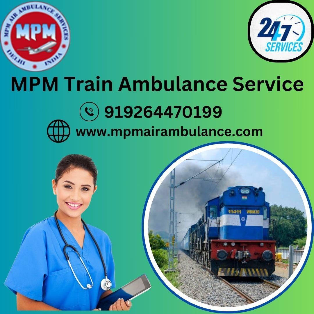 MPM Train Ambulance in Siliguri Provides Good Care during the Journey