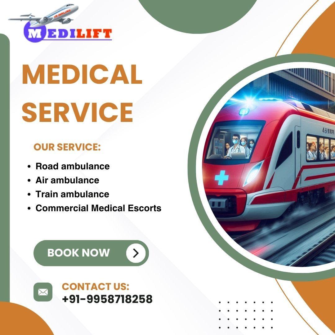Choose Medilift Train Ambulance in Ranchi for Quick and Reliable Service