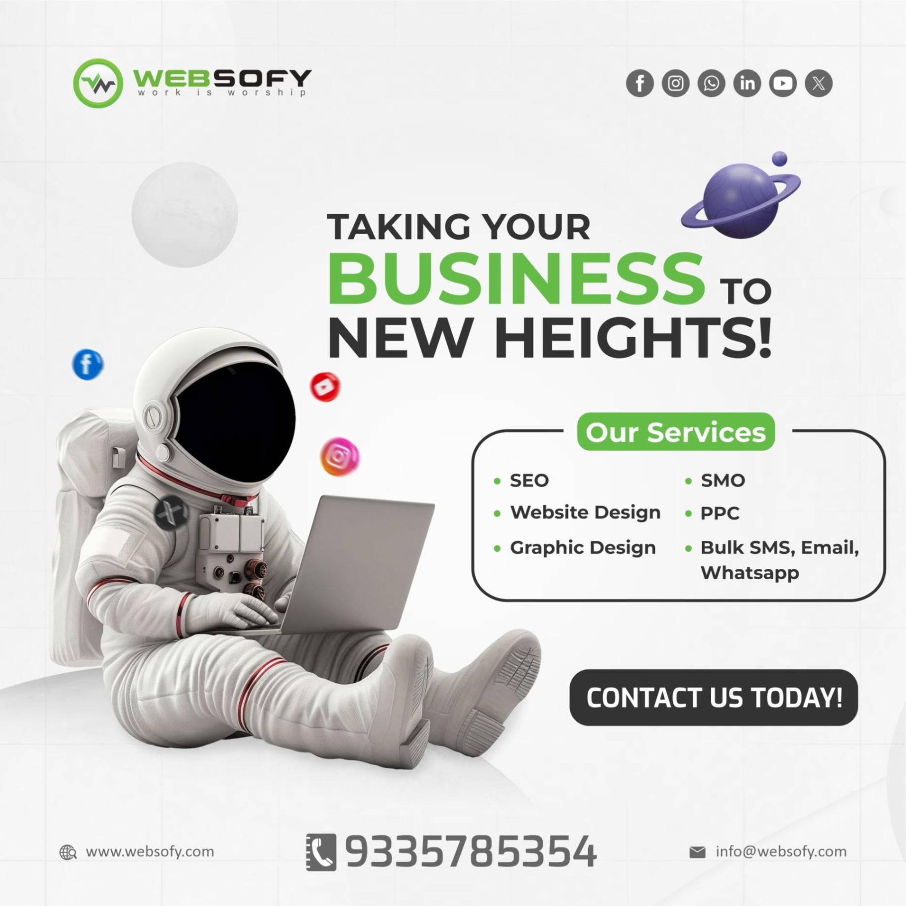 Take Your Business to New Heights with Websofy