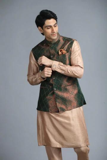 Premium Bundi Kurta Set | Bundi Kurta Set for groom