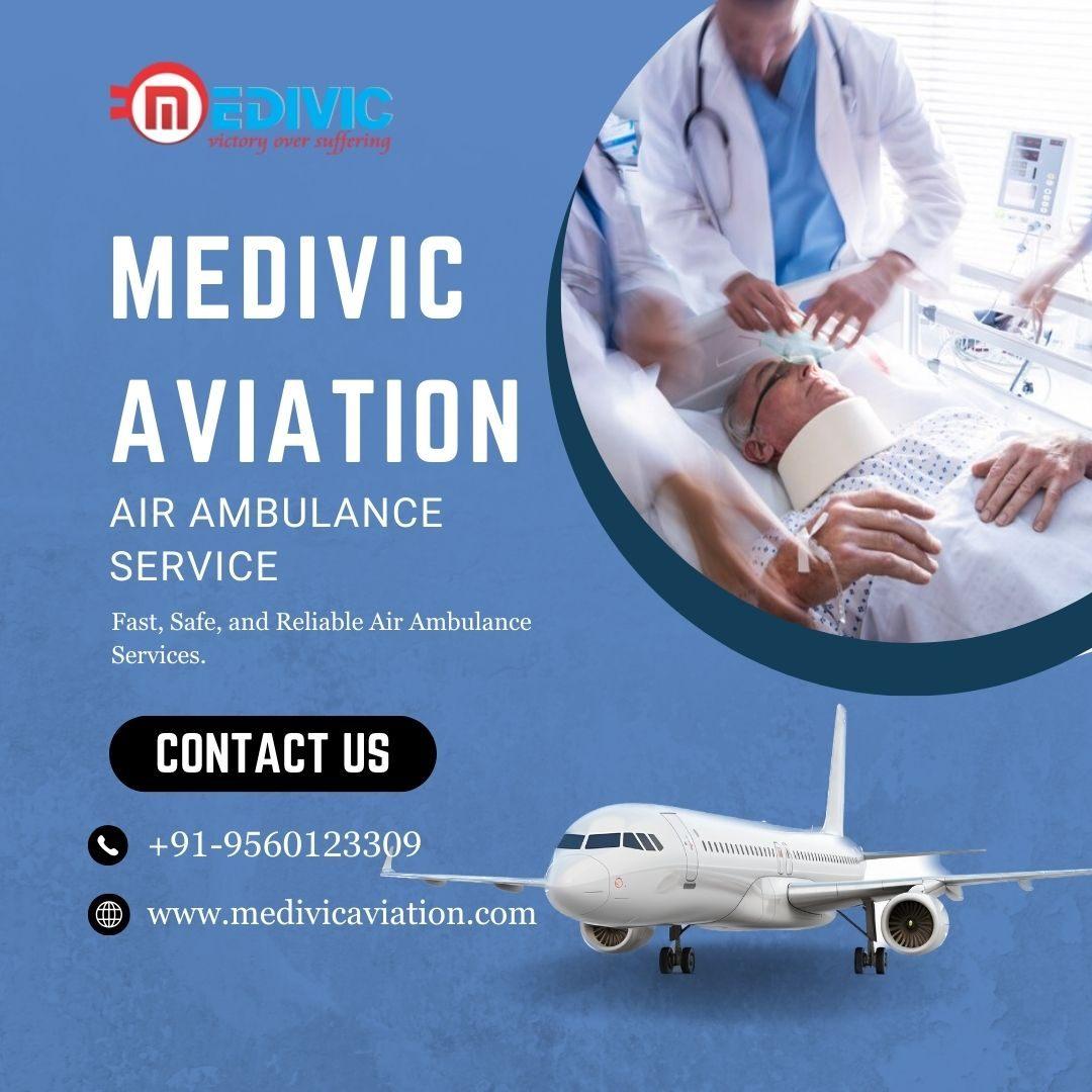 Safe and Quick Air Ambulance Service in Bhopal- Medivic Aviation