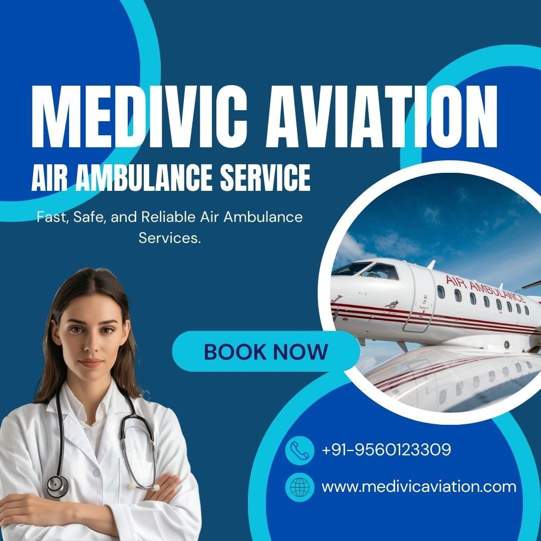 Book The Best Air Ambulance Service in Raipur - Medivic Aviation