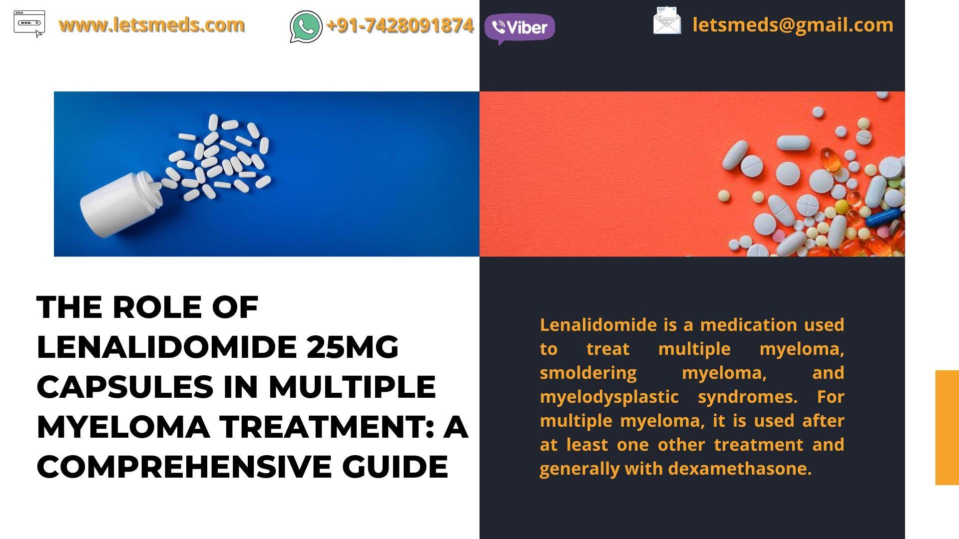 Buy Lenalidomide Capsules Presyo Online Philippines