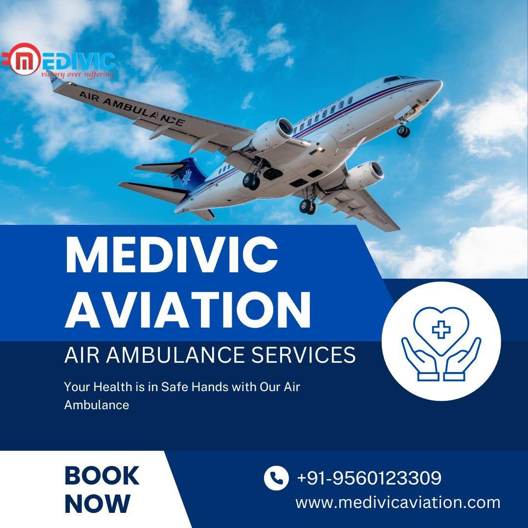Safely Transfer Patients with Air Ambulance Service in Gorakhpur - Medivic 