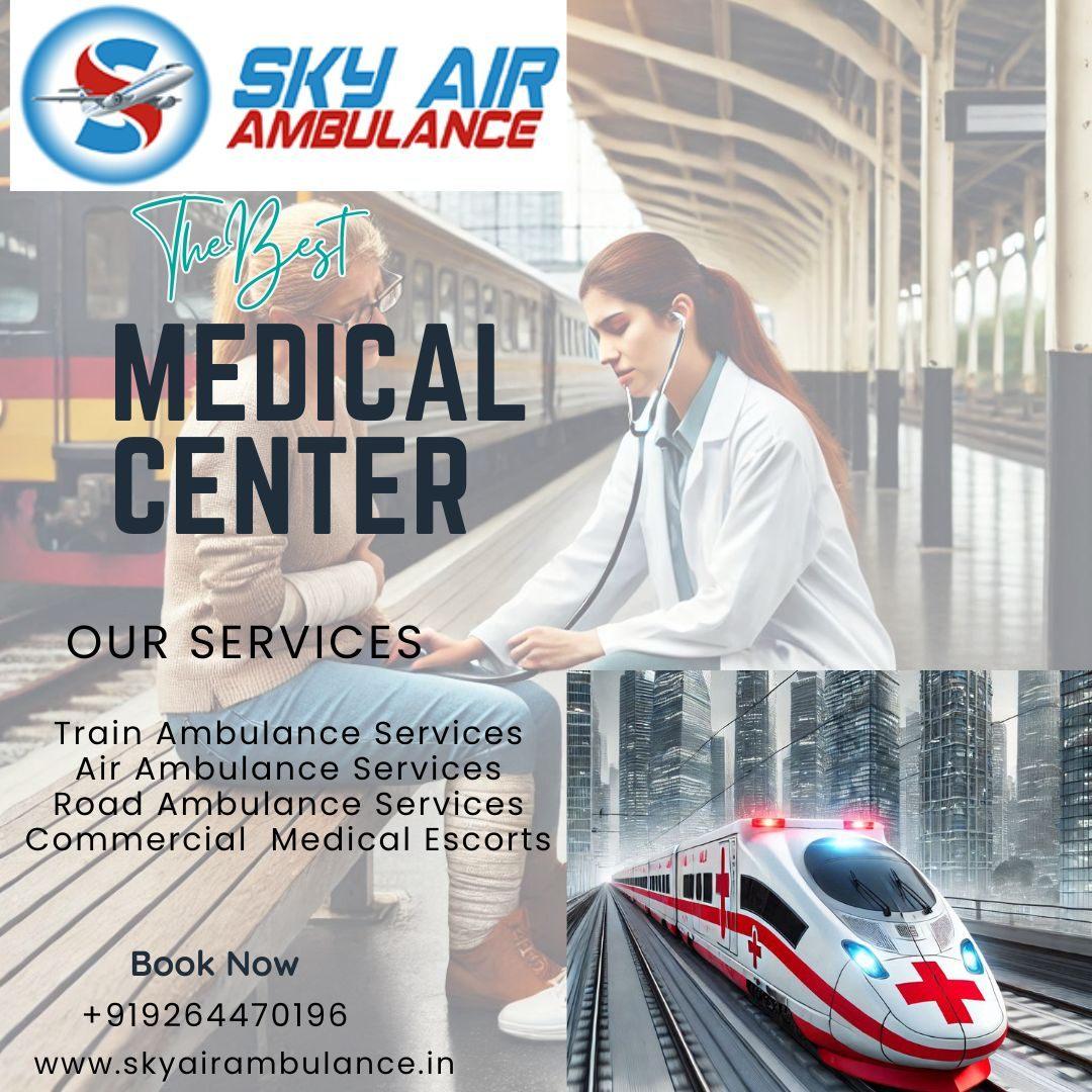 Contact Sky Train Ambulance in Kolkata for safe and comfortable travel 