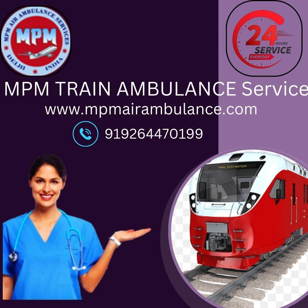 Mpm Train Ambulance services in Lucknow provides Timely Transportation