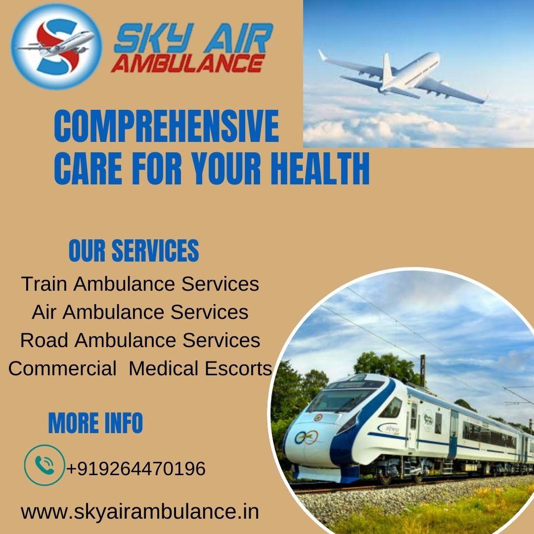 Choose Sky Train Ambulance in Kolkata for quality transfer service