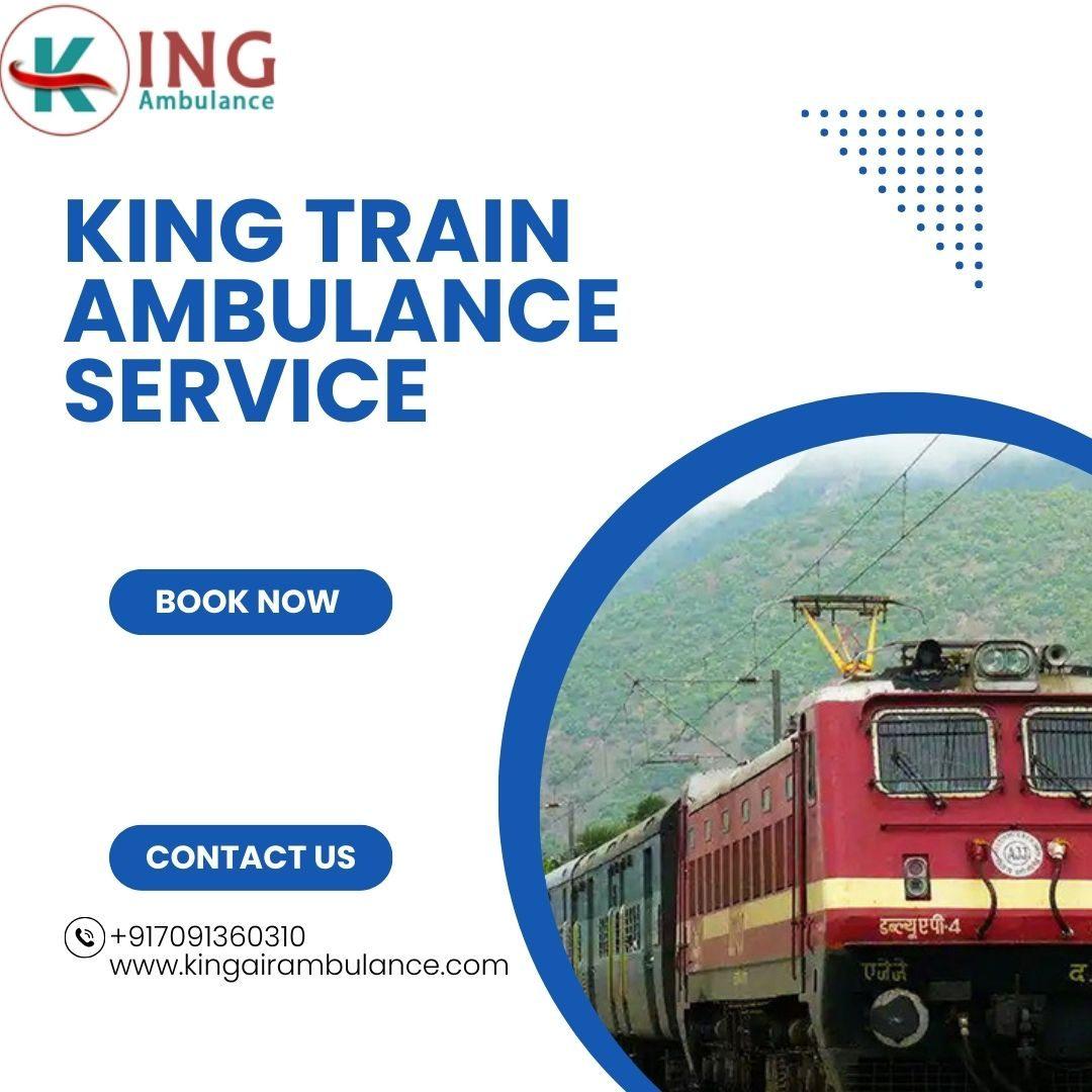 King Train Ambulance in Jamshedpur has high quality train ambulance