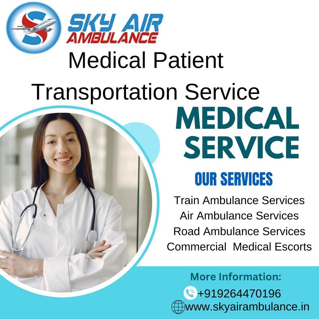 Sky Train Ambulance in Guwahati  