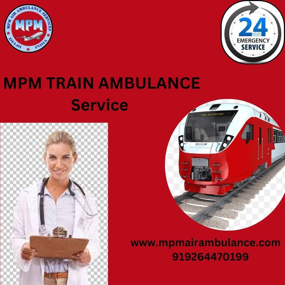 Book  MPM Train Ambulance Service in Nagpur with Life-care Medical Facilities