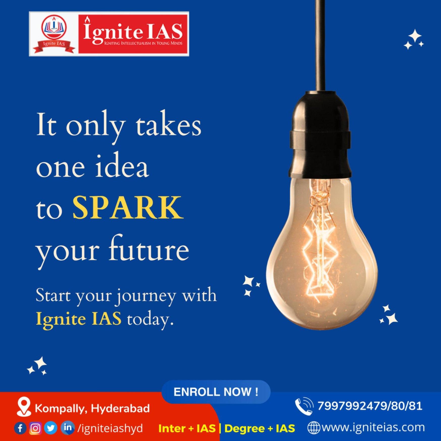 Inter with IAS Coaching in Hyderabad | Inter + ias - Ignite IAS