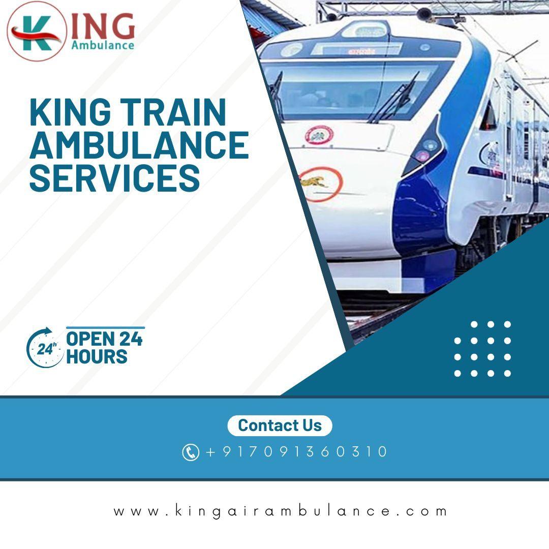 For Comfortable and On-Time Transfer Use the King Train Ambulance in Varanasi 