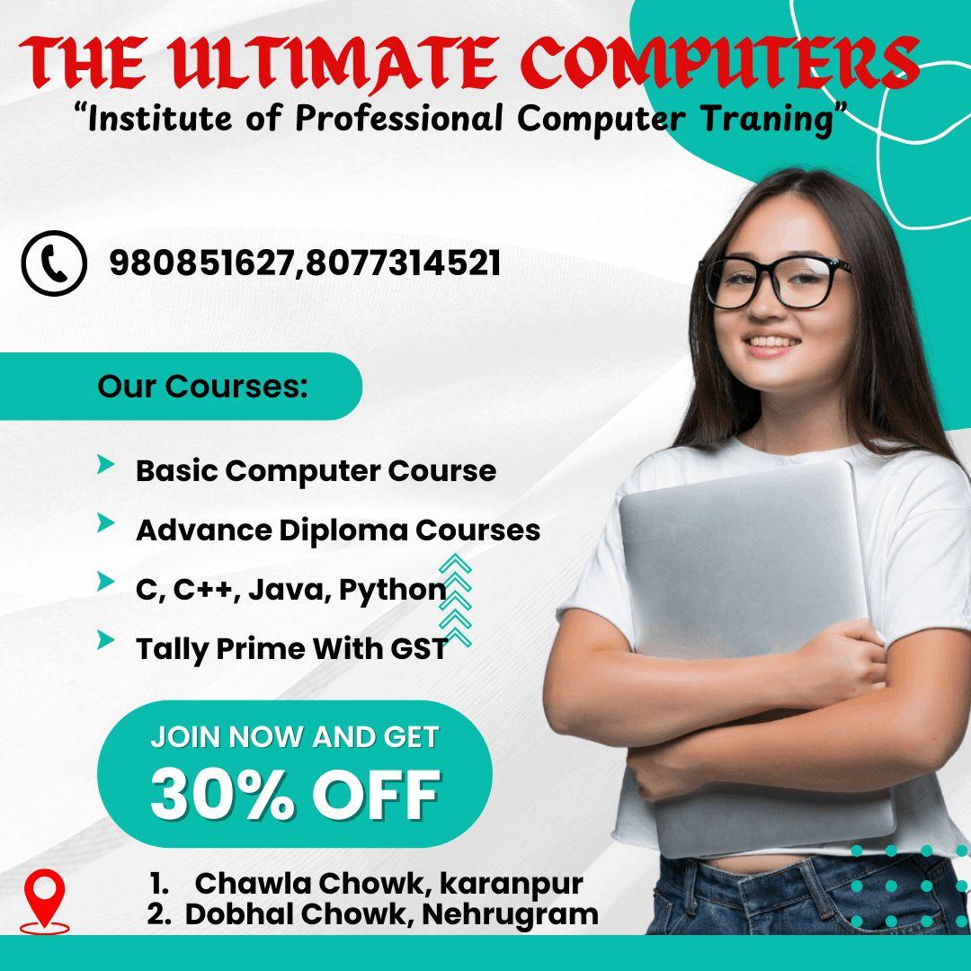 Get the best computer training in Dehradun