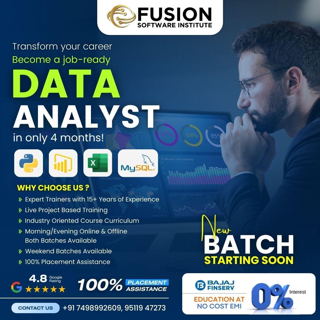 Data Analytics Training in Pune, Fusion Software Institute for Hands-On Learning