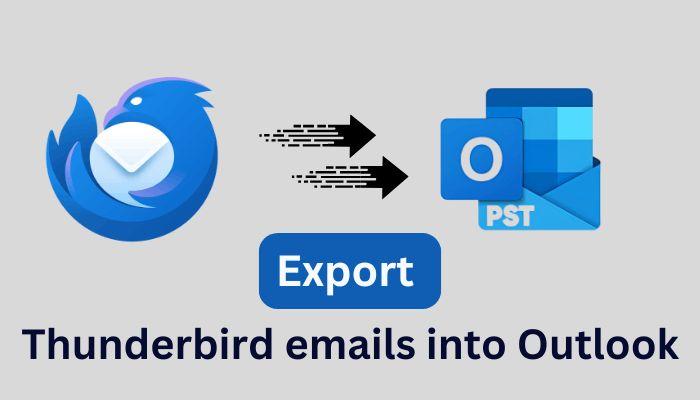 Export Thunderbird emails into Outlook 2019 with Softaken Software.
