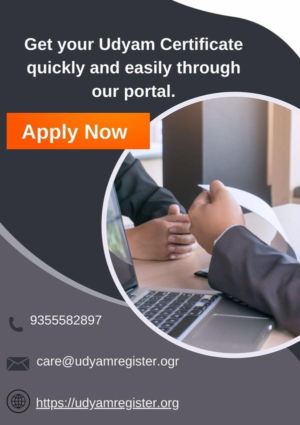 Get your Udyam Certificate quickly and easily through our portal.
