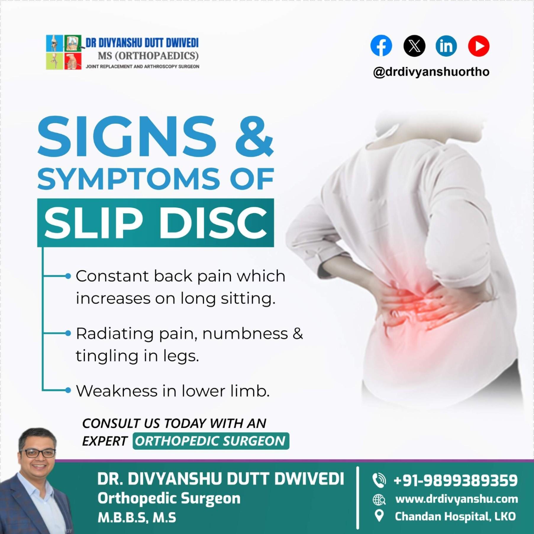 Say Goodbye to Slip Disc - Dr. Divyanshu Dutt
