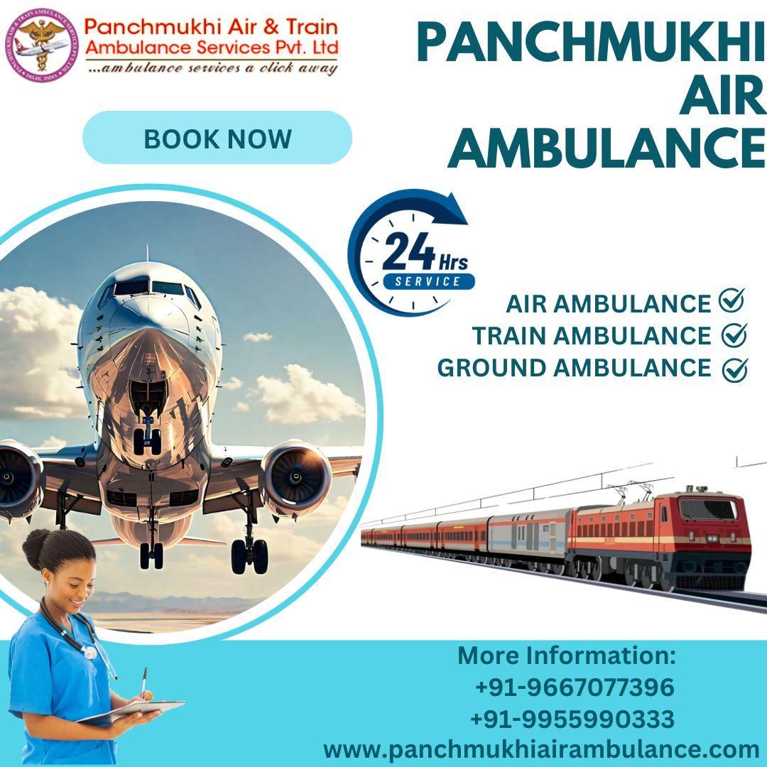 Hire Panchmukhi Air Ambulance Services in Varanasi with Splendid Medical Care