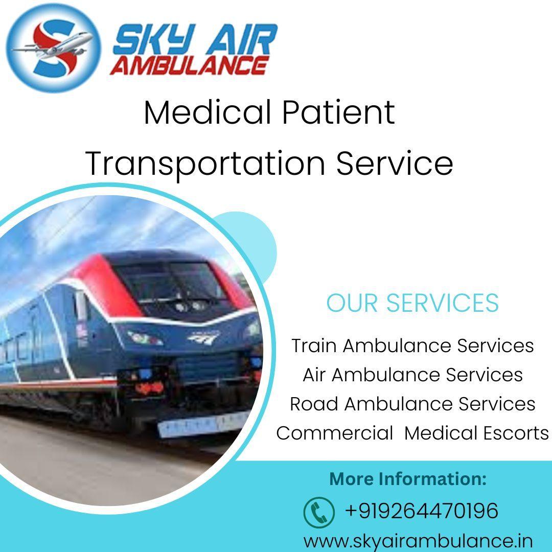  Sky Train Ambulance Service in Ranchi  