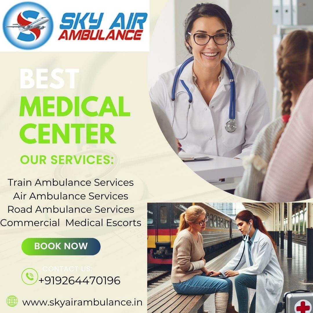 Sky Train Ambulance in Gorakhpur Assures to Move Patients under Expert Care