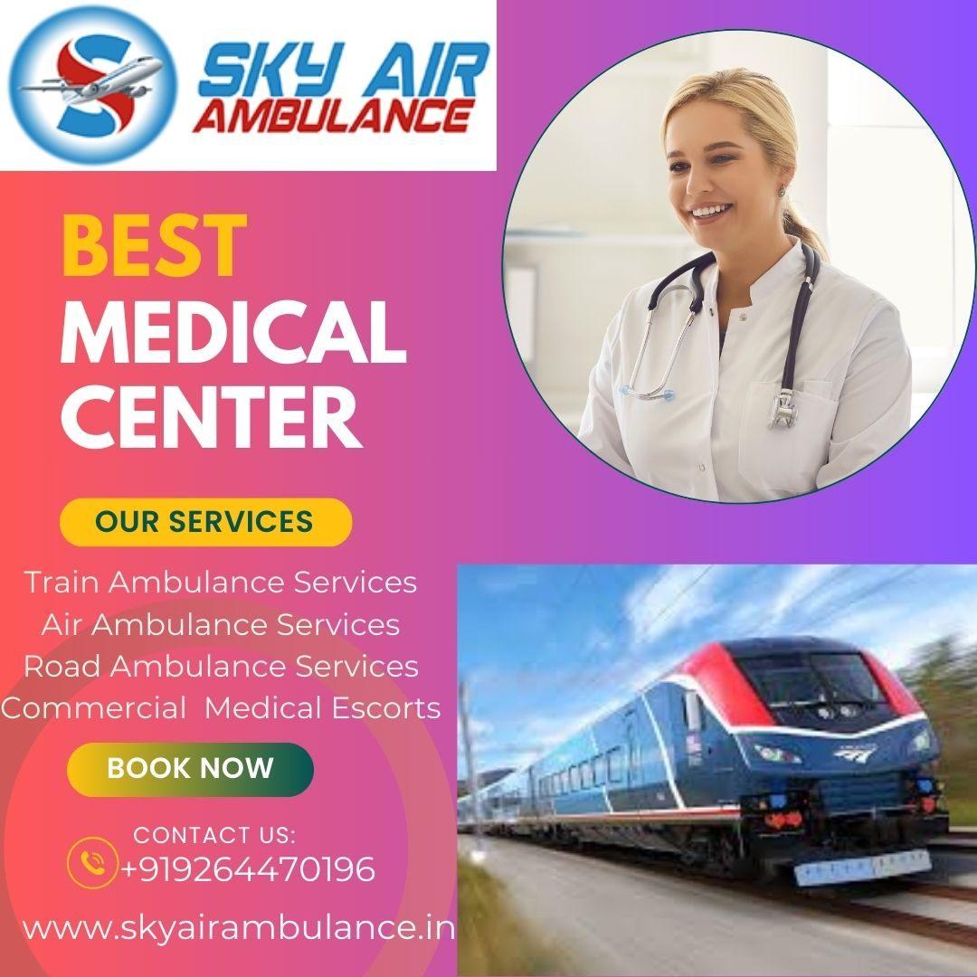 For the safest transfer in Silchar, use Sky Train Ambulance