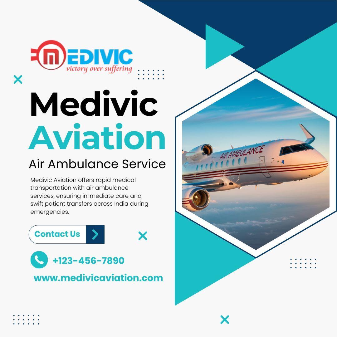 24/7 Emergency Air Ambulance Service in Gorakhpur - Medivic Aviation