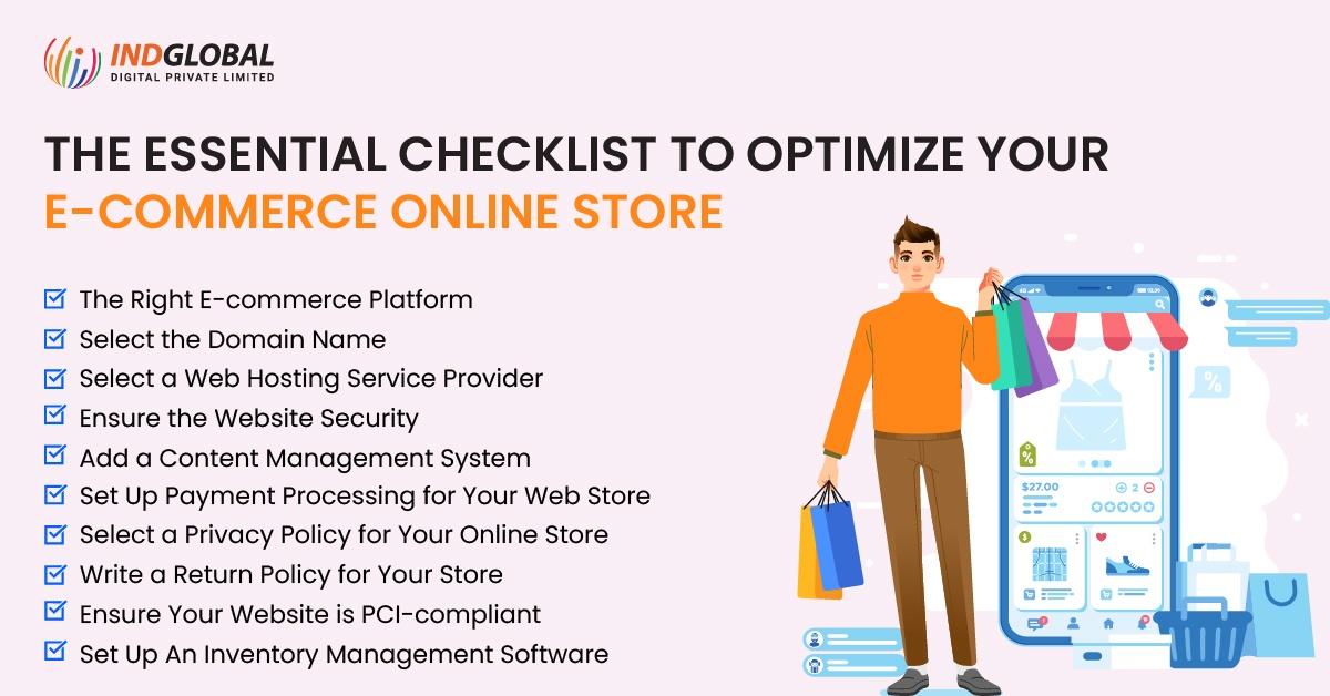 The Essential checklist to optimize your E-commerce Online Store