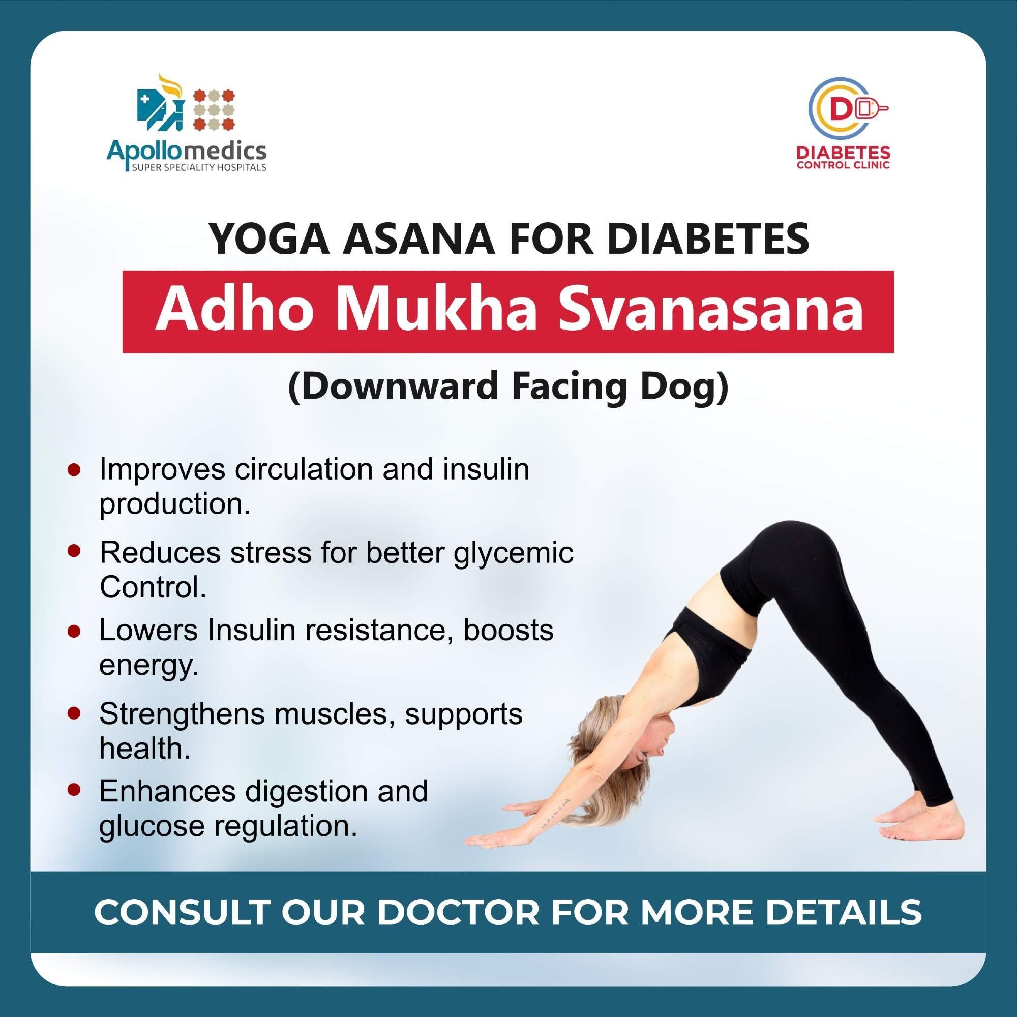 Yoga for Diabetes! Adho Mukh Svanasana | Dr. Mayank Somani