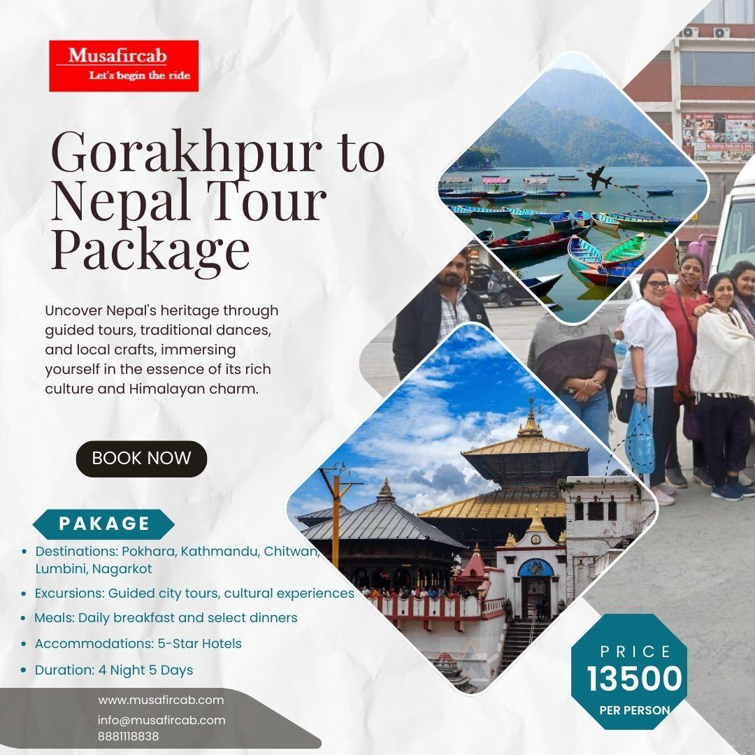Unforgettable Gorakhpur to Nepal Tour Package