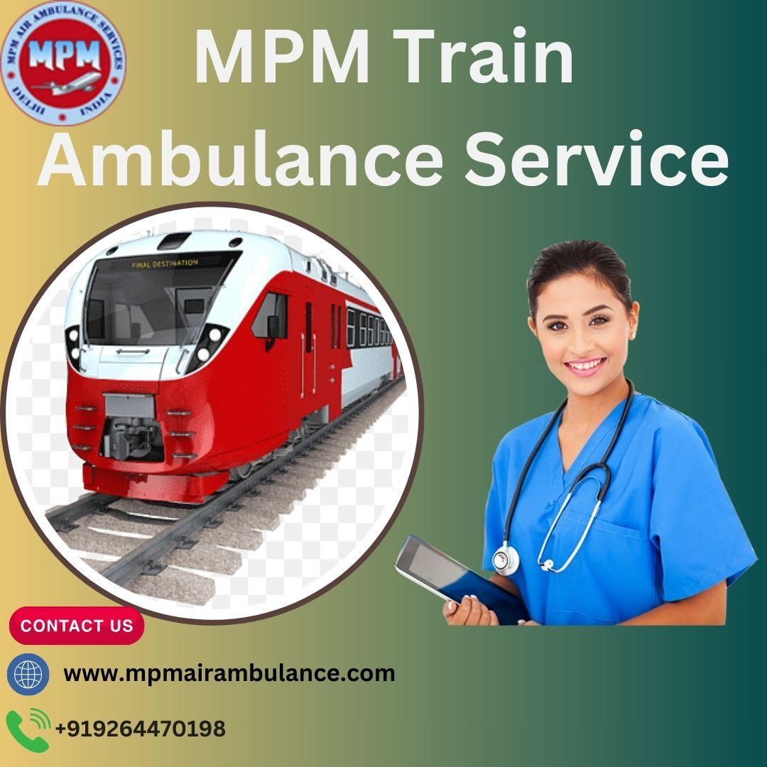 MPM Train Ambulance Service in Ranchi Works Best for long-distance Transfer