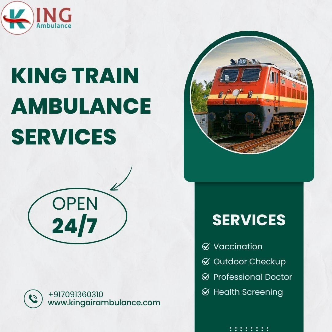 Choose King Train Ambulance Service in Raipur case of critical illness 