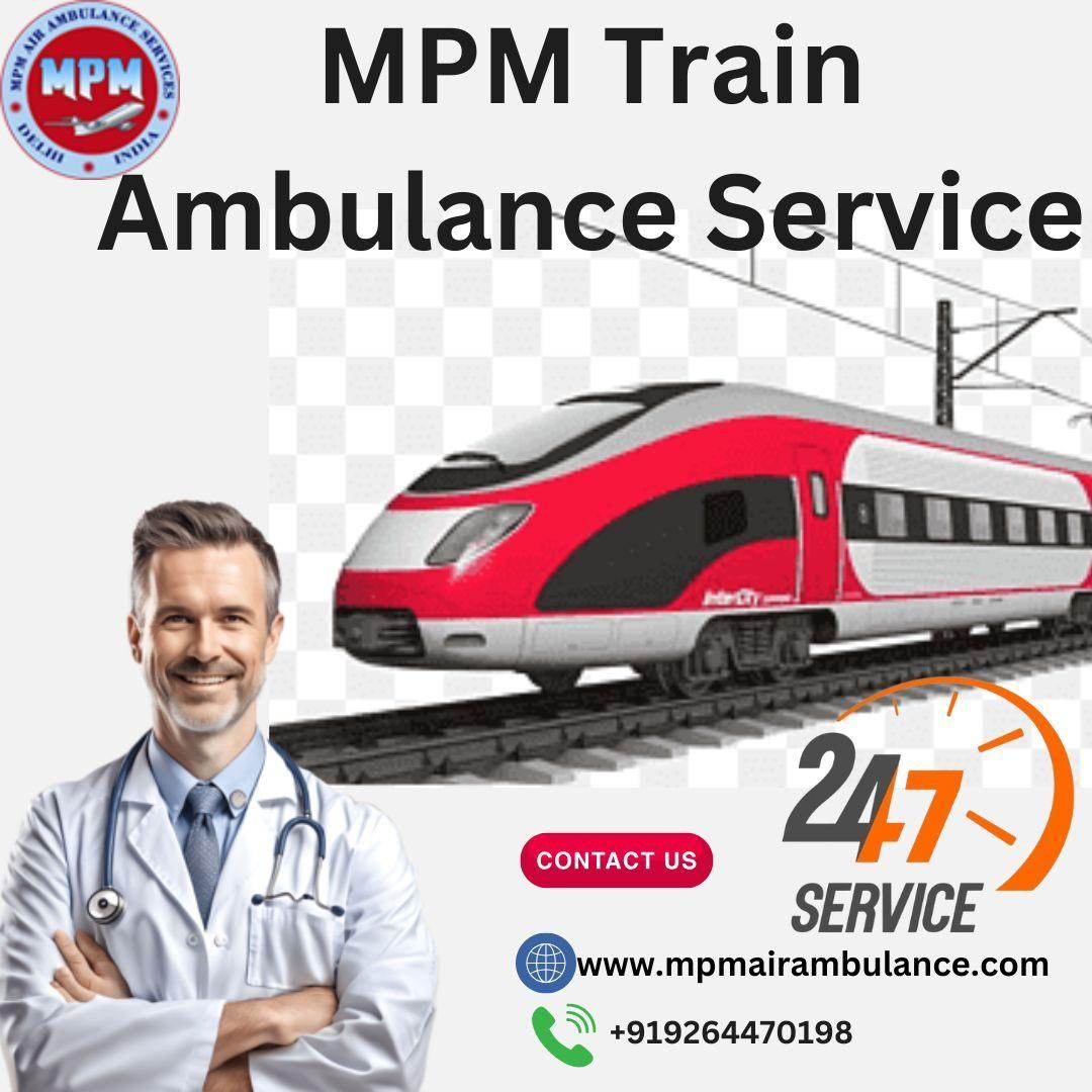 Select the state-of-the-art MPM Train Ambulance Service in Bangalore for your 