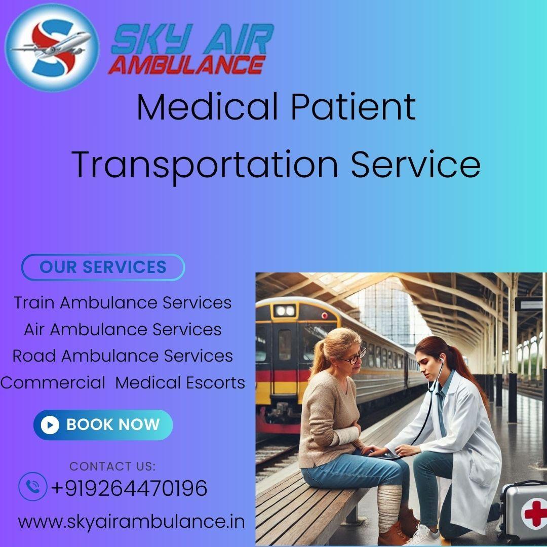 Sky Train Ambulance in Varanasi transports patients without risking their health