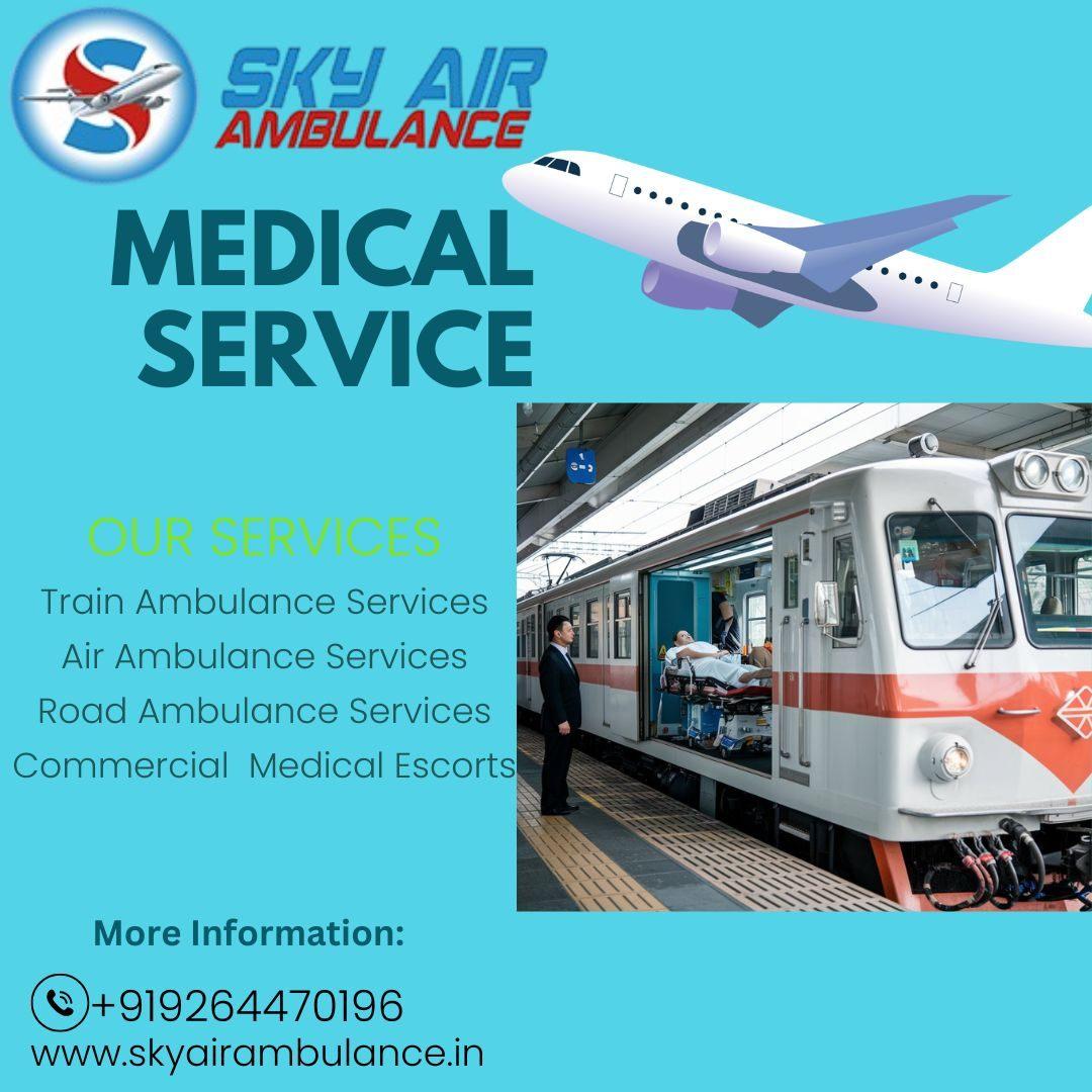  Sky Train Ambulance for quick and effective medical transportation in Varanasi