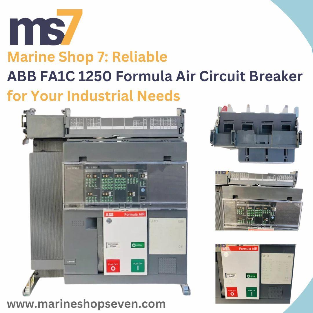 Reliable ABB FA1C 1250 Formula Air Circuit Breaker for Your Industrial Needs
