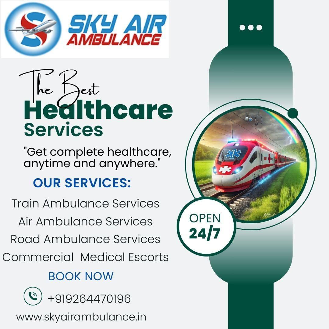 Sky Train Ambulance Service in Ranchi 