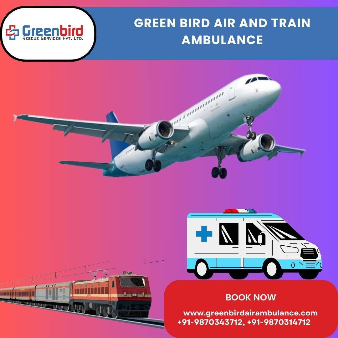 Get Commendable Doctors Team inside Greenbird Air Ambulance Services in Delhi