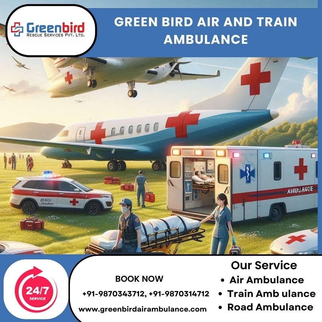 Utilize Greenbird Air Ambulance Services in Patna with Certified Medical Crew