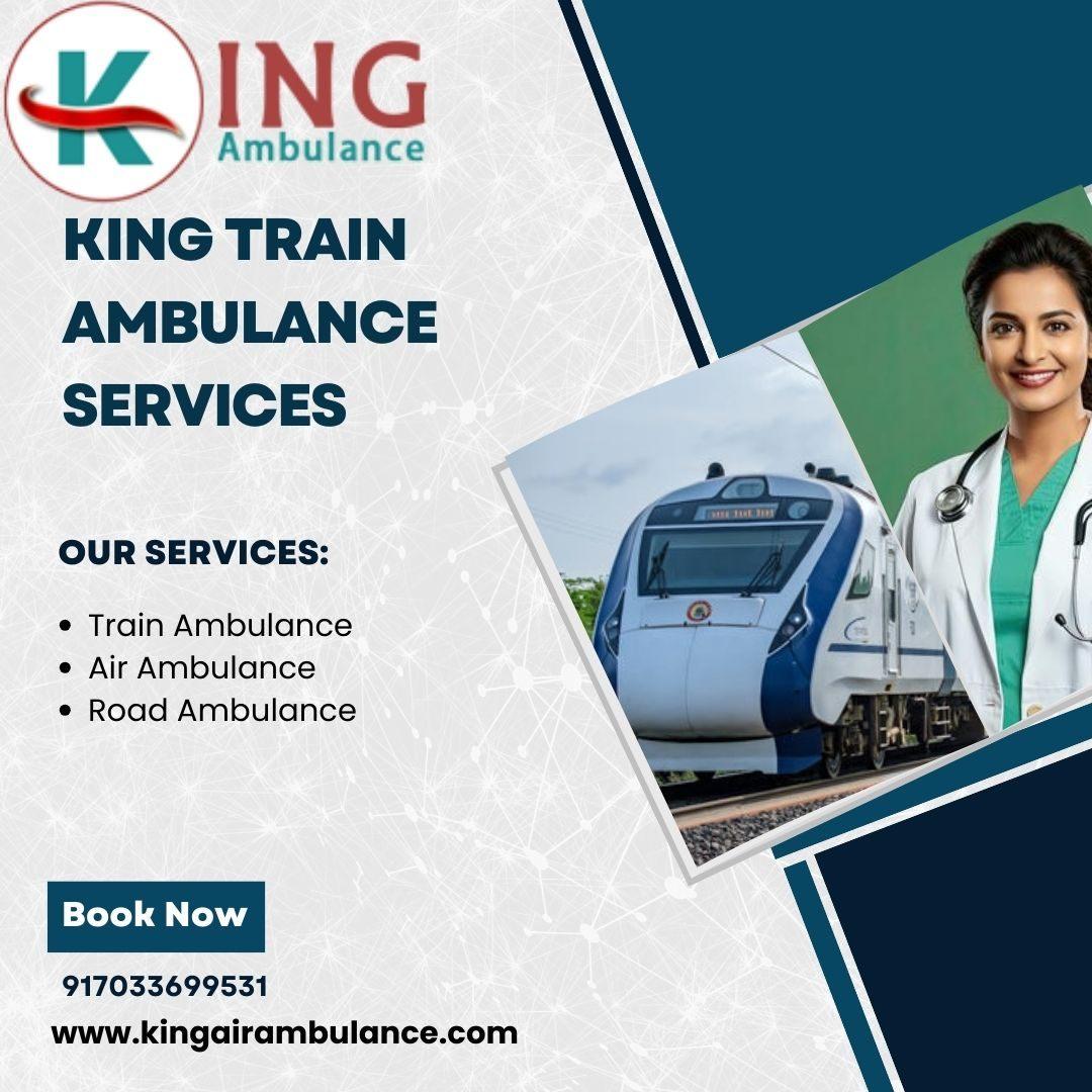 The fastest transfer is provided by King Train Ambulance service in Mumbai
