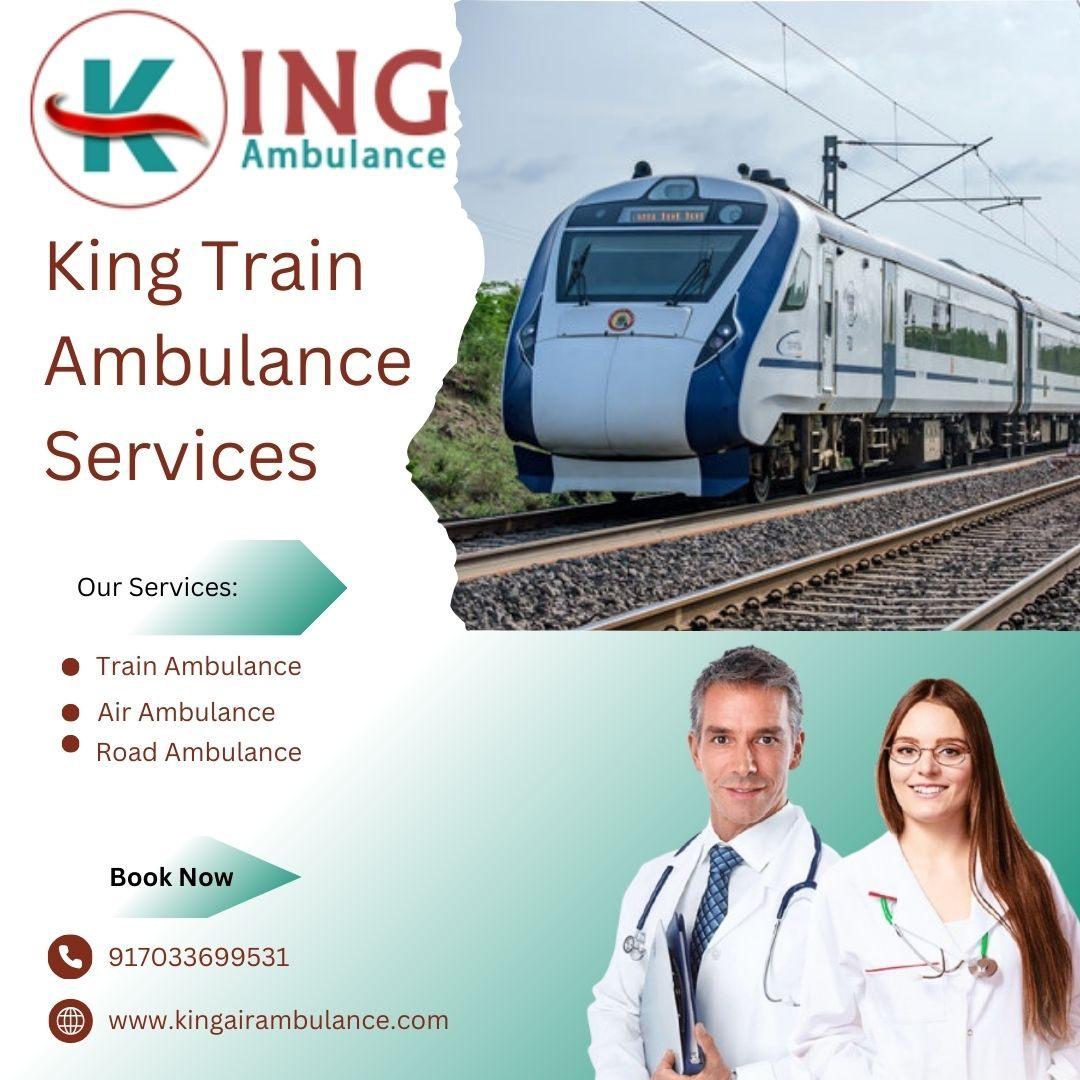King Train Ambulance in Delhi is available 24/7 for emergency transportation
