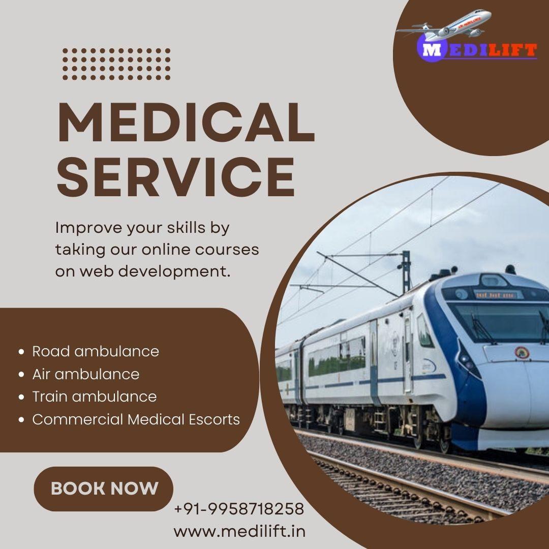 Medilift Train Ambulance Services in Vellore can make it happen