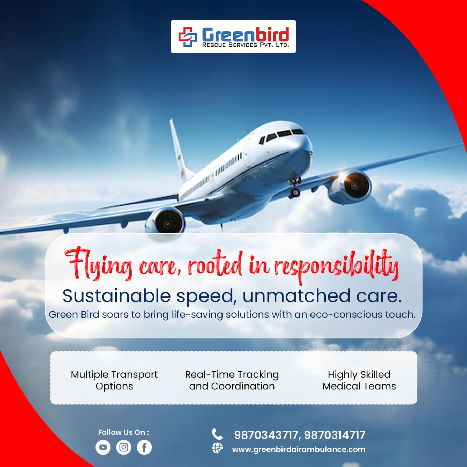 Choose Greenbird Air and Train Ambulance Services in Silchar