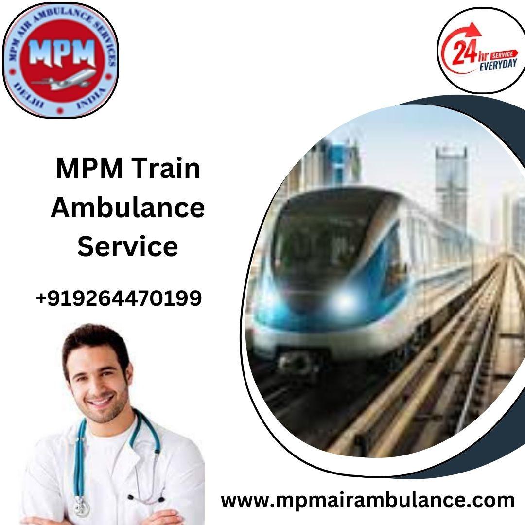 MPM Train Ambulance Services in Raipur Provides Stress-Free Service