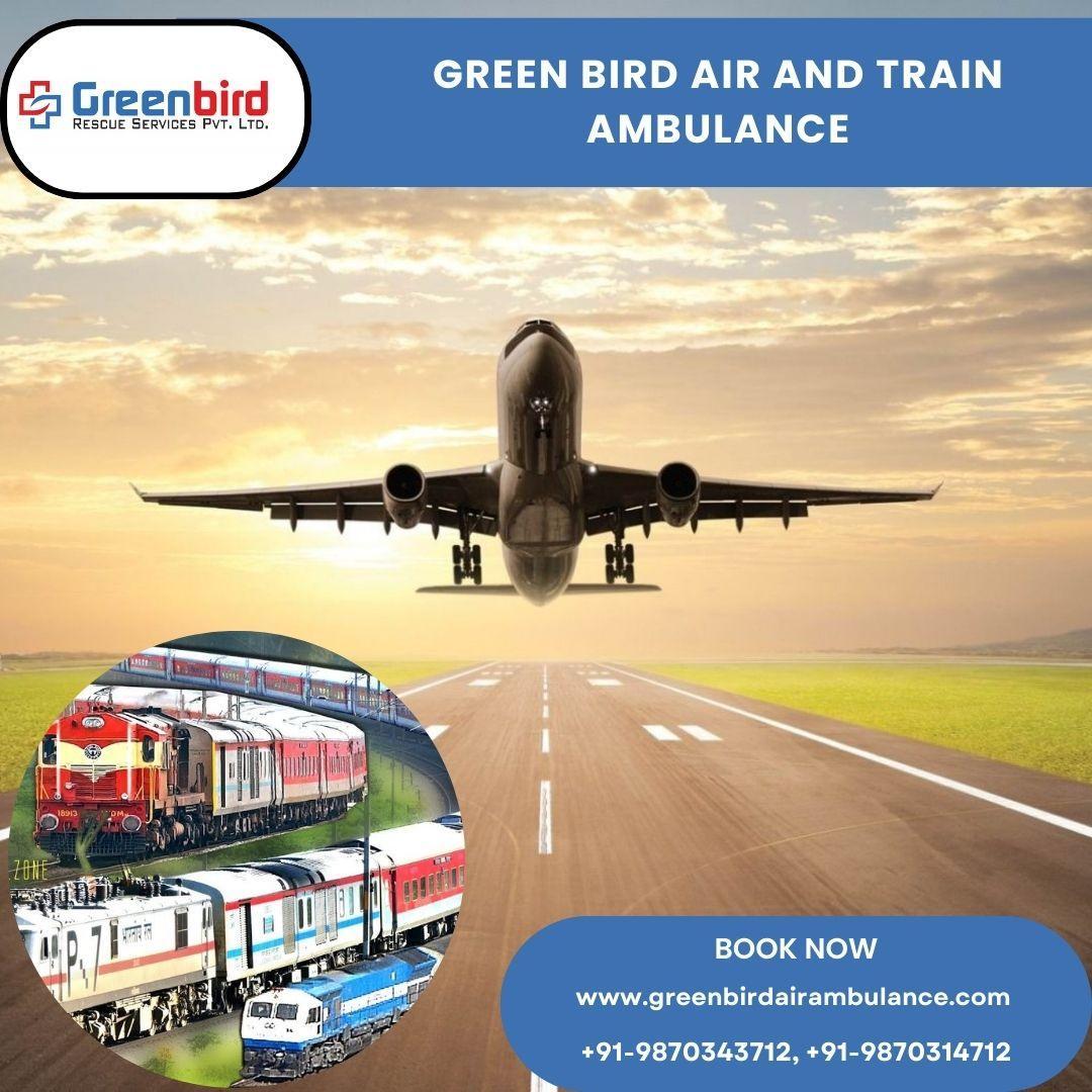 Take Greenbird Air and Train Ambulance Services in Mumbai for Critical Care