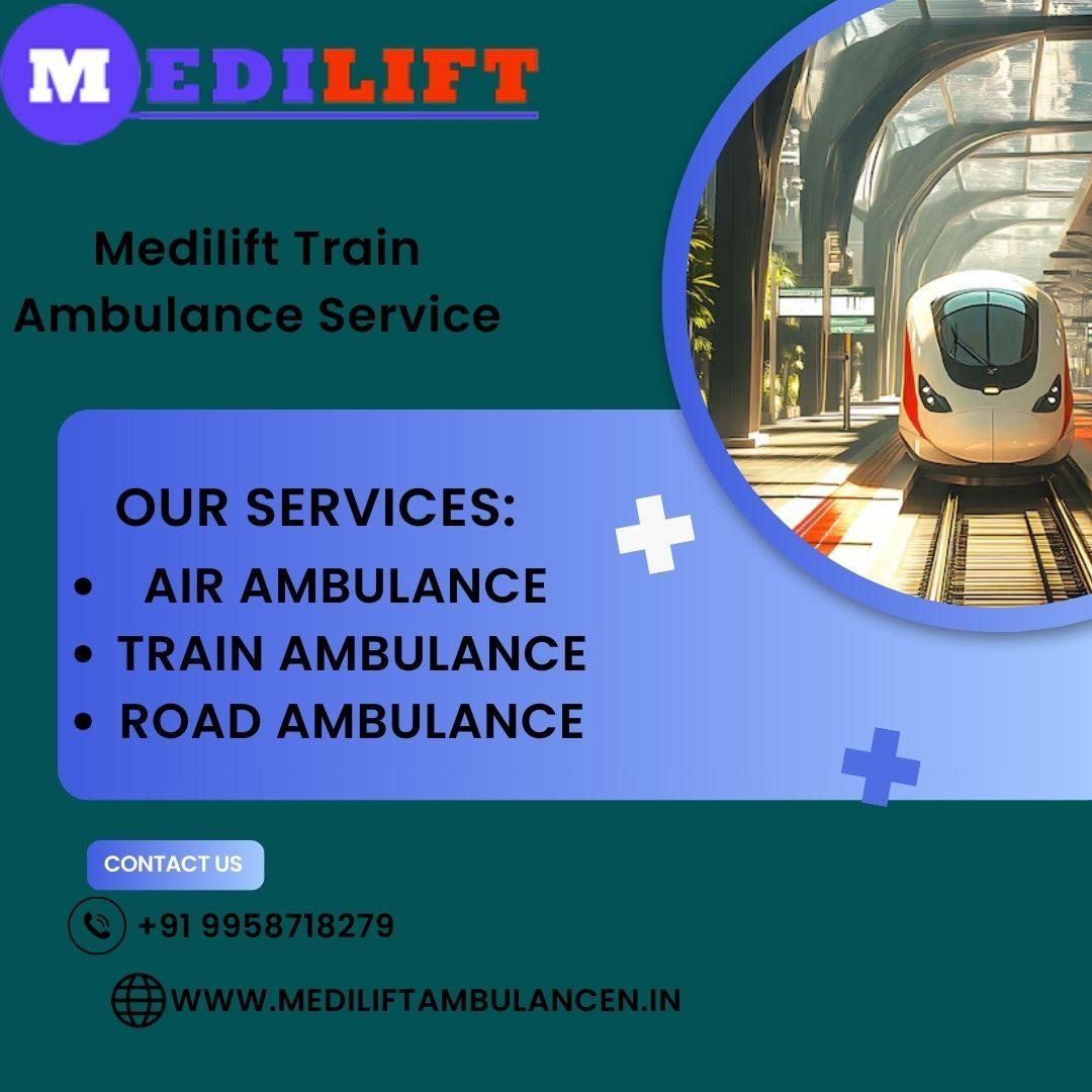 Medilift  is the Greatest  Train Ambulance Service Provider in Bhopal