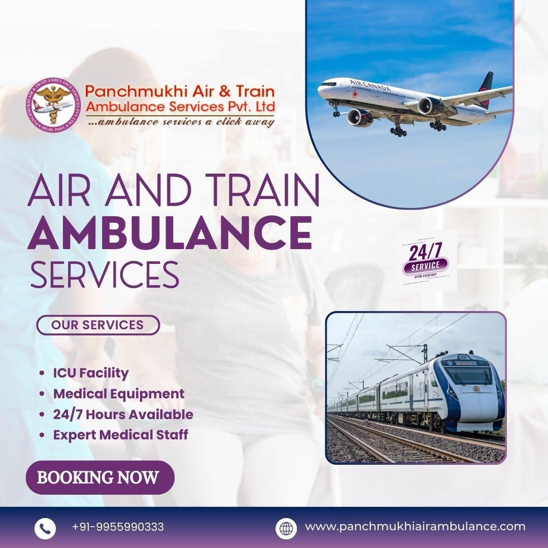 Book Life Saving Air and Train Ambulance Services By Panchmukhi in Pune