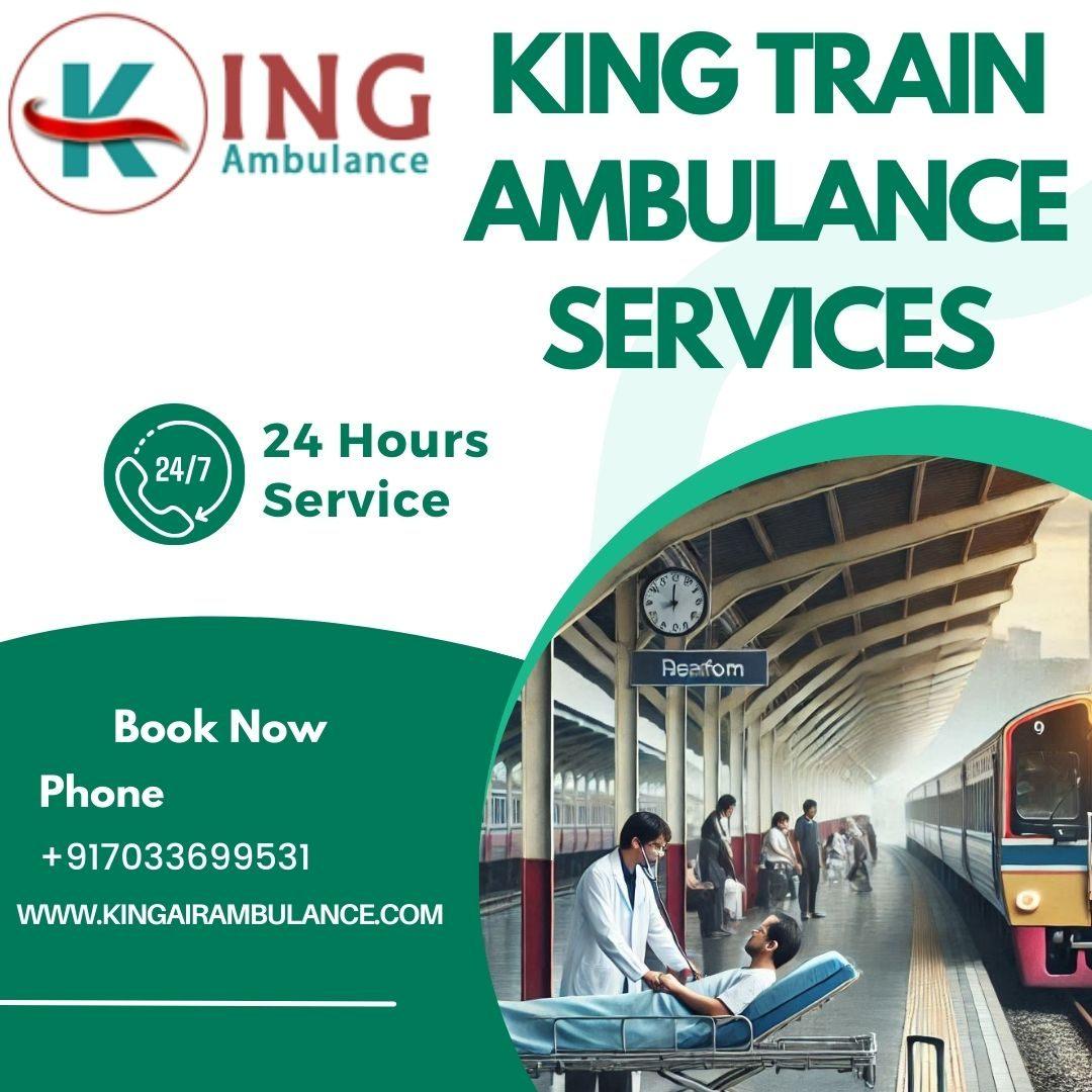 You can Book a King Train Ambulance in Ranchi Anytime