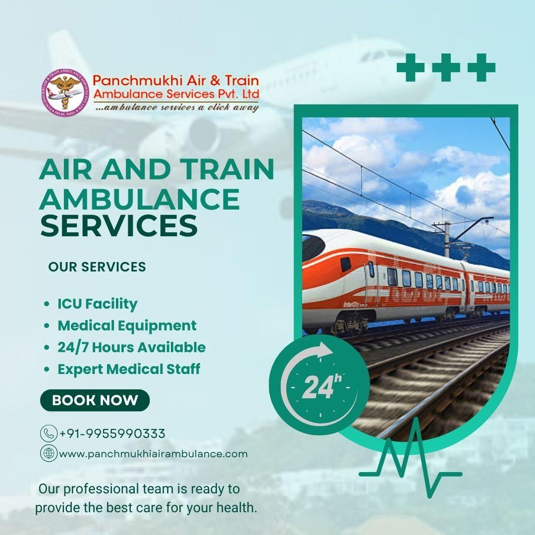 Book Cost-Effective Air and Train Ambulance Services in Kanpur by Panchmukhi